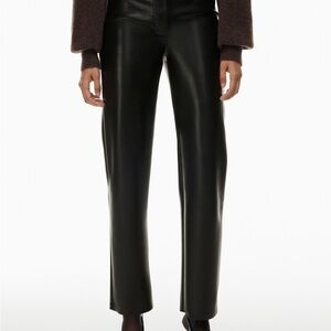 Aritzia Black Straight Leg Pants
